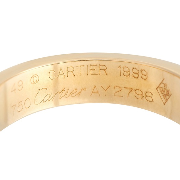 Cartier Rare Vintage 18k Yellow Gold Ring size 5 - Picture 4 of 9